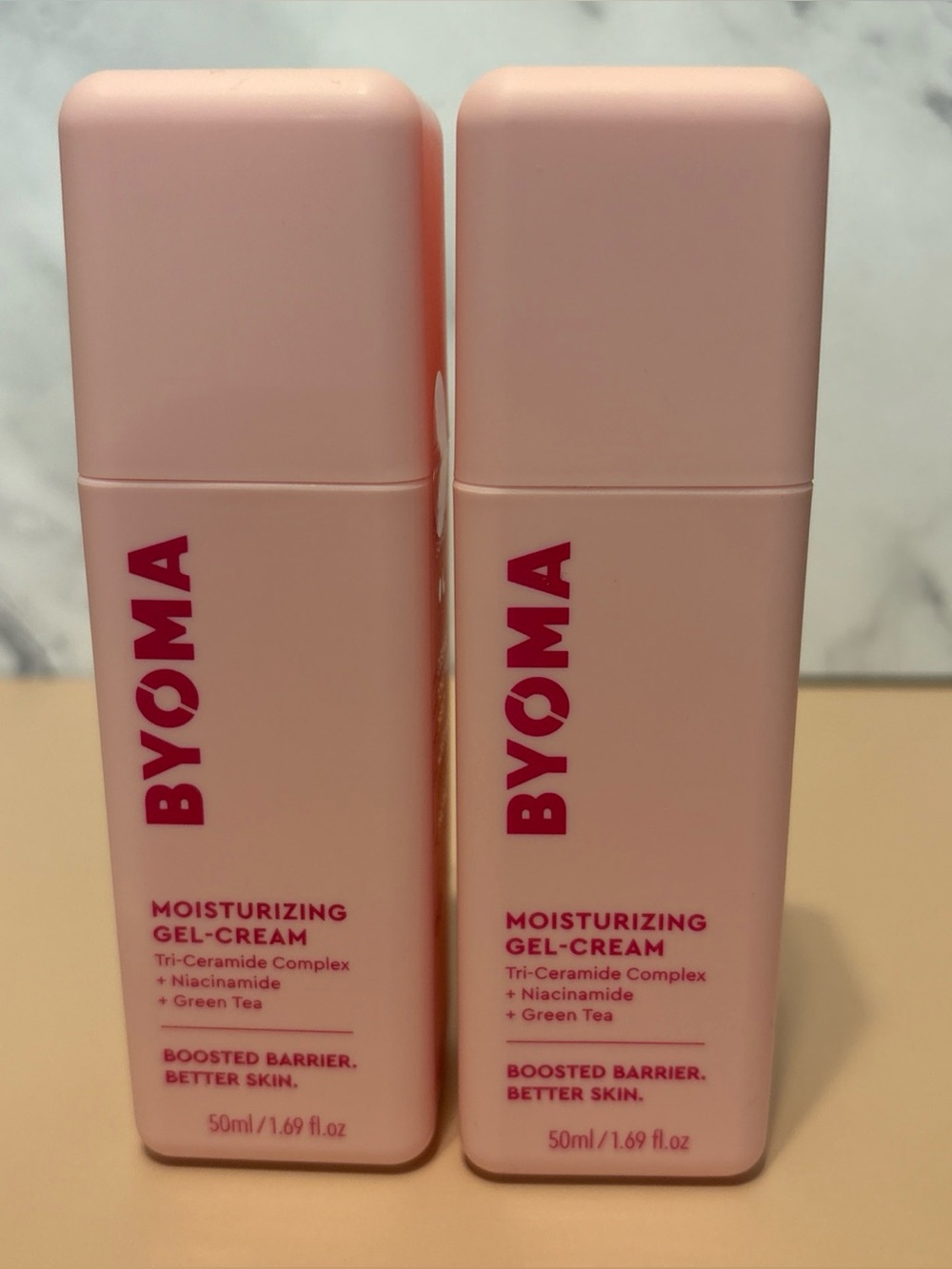 BYOMA Moisturizing Gel-Cream Lot of 2